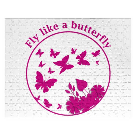 fly like a butterfly Jigsaw Puzzles