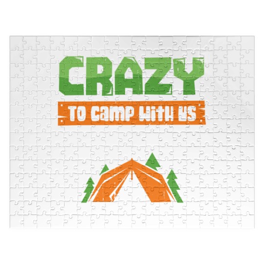 Funny Camping Trip Vacation Friends Camper Gift Jigsaw Puzzles