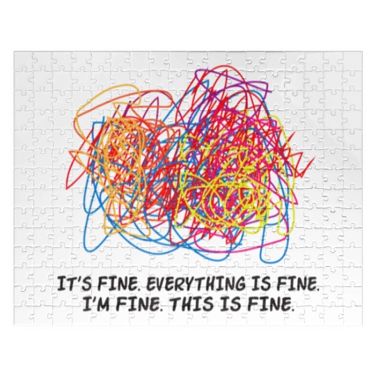 Teacher Its Fine Everything Is Fine Im Fine This Jigsaw Puzzles