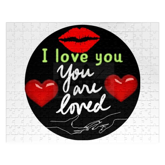 I Love You You Are Loved Jigsaw Puzzles