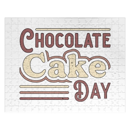 Chocolate Cake Day Dessert Delicious Sweet Jigsaw Puzzles