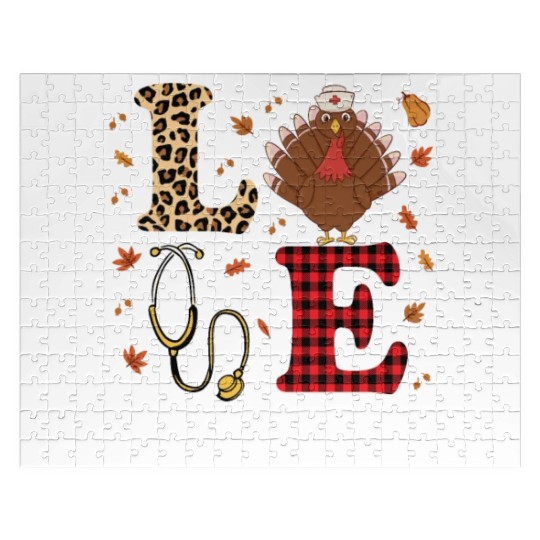 OB Nurse Thanksgiving Costume Jigsaw Puzzles