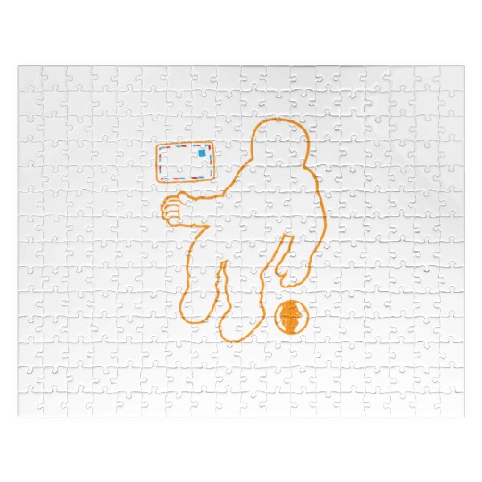 First Courier On Mars Postal Worker Mail Escort Jigsaw Puzzles