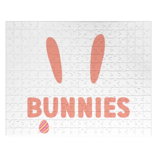 Bunnies Don't Judge - Atheism Easter Jigsaw Puzzles