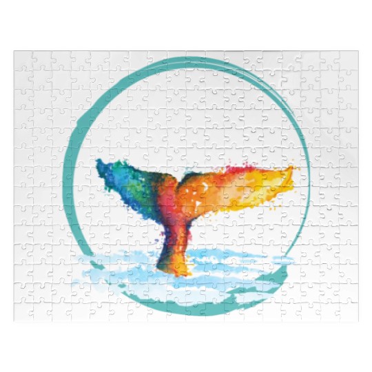 Whale Tail T - Jigsaw Puzzles
