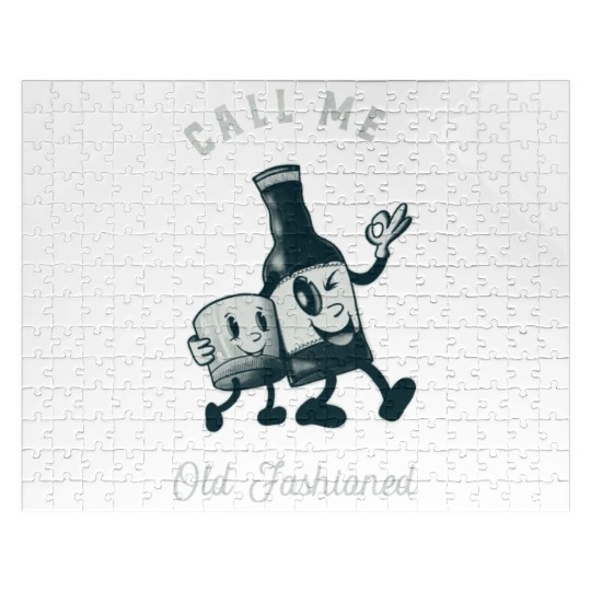 Bourbon Lover Call Me Old Fashioned Jigsaw Puzzles