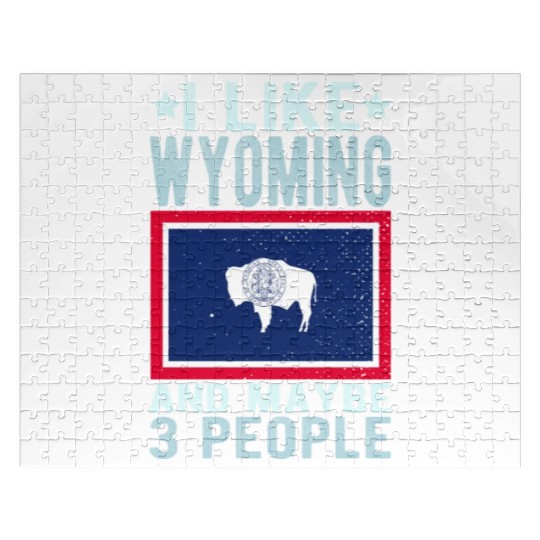 Wyoming Flag US State Jigsaw Puzzles
