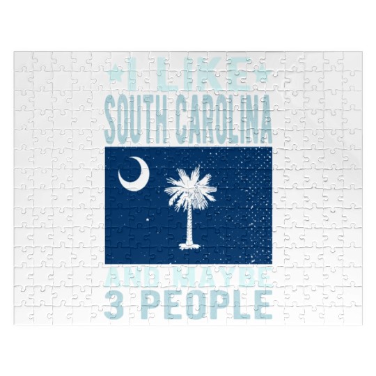 South Carolina Flag US State Jigsaw Puzzles