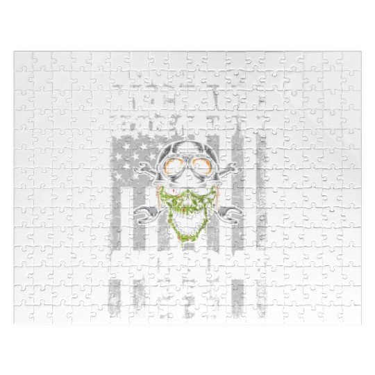 American Funny Aircraft Mechanic USA Airplane Jigsaw Puzzles