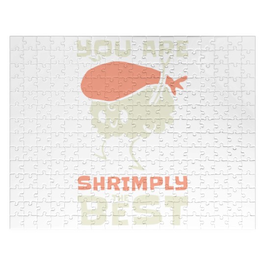 Asian Food Sushi Shrimp Food Sushi Lover Design Jigsaw Puzzles