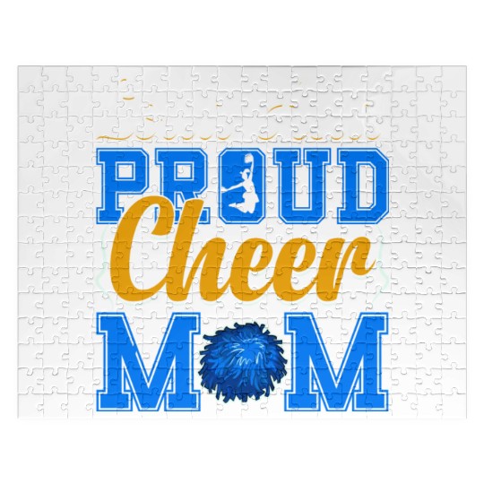LOUD AND PROUD CHEER MOM Jigsaw Puzzles