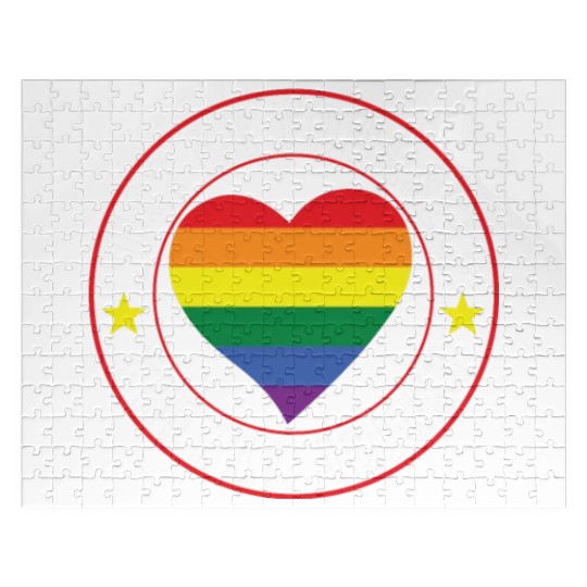 LGBT Lesbian Gay Pride Be Yourself They'll Adjust Jigsaw Puzzles