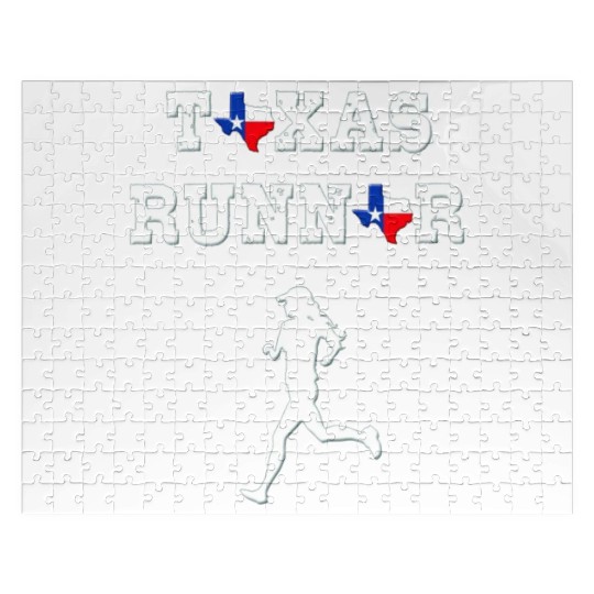 Texas Running Novelty I Love Texas Jigsaw Puzzles