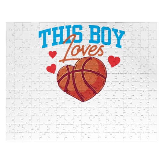 This Boy Loves Basketball Coach Match Player Team Jigsaw Puzzles