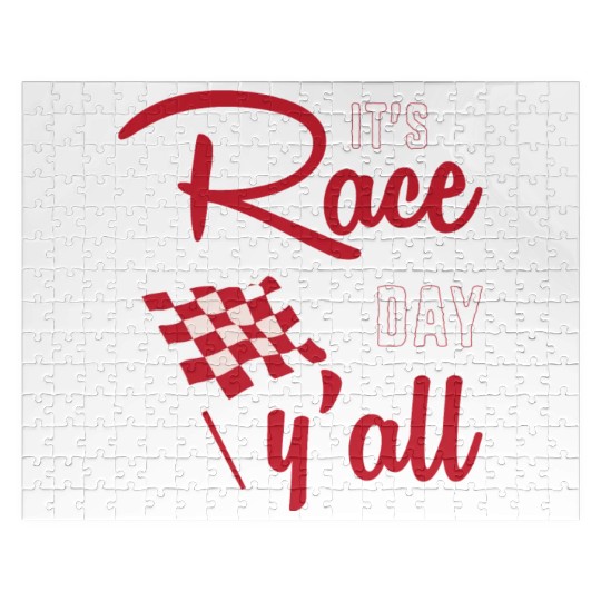 Dirt Track Racing Racer Its Race Day Yall Jigsaw Puzzles