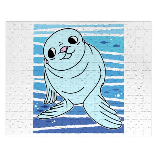 Cartoon Seals I Seal Lion I Kids Seal Jigsaw Puzzles
