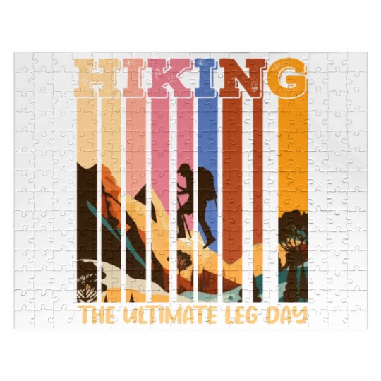 Hiking the ultimate Leg Day Mountain lover Jigsaw Puzzles