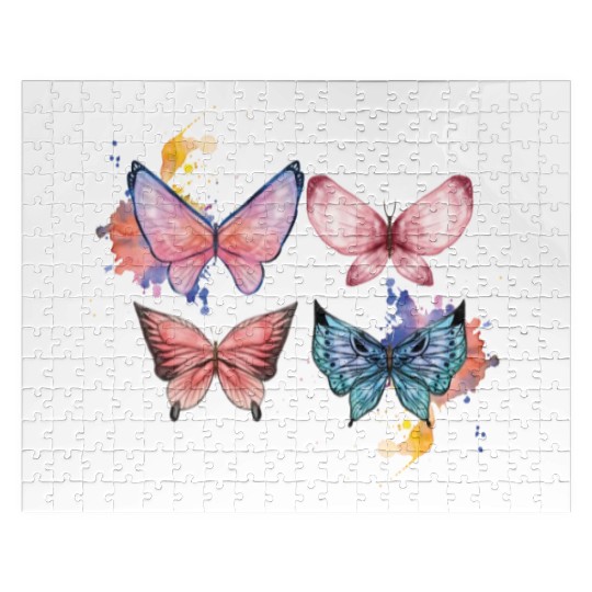 Butterfly Art Cool Nature and love Jigsaw Puzzles