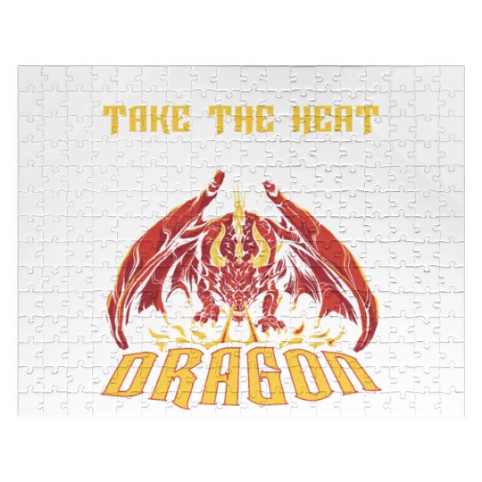 If You Can't Take The Heat Do Not Poke The Dragon Jigsaw Puzzles