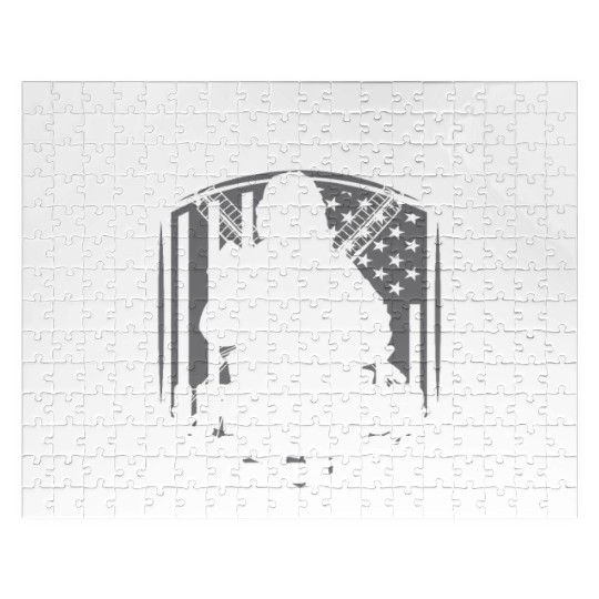 Soldier i fight for freedom military army veteran Jigsaw Puzzles
