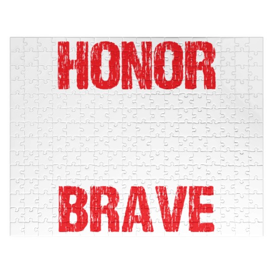 Soldier honor the brave military army veteran Jigsaw Puzzles