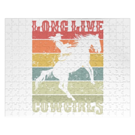 Long Live Cowgirls: Celebrate Western Style Jigsaw Puzzles