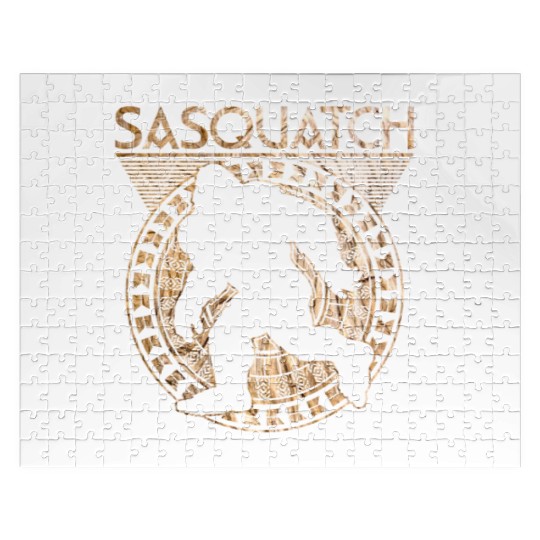 Tribal Sasquatch Jigsaw Puzzles