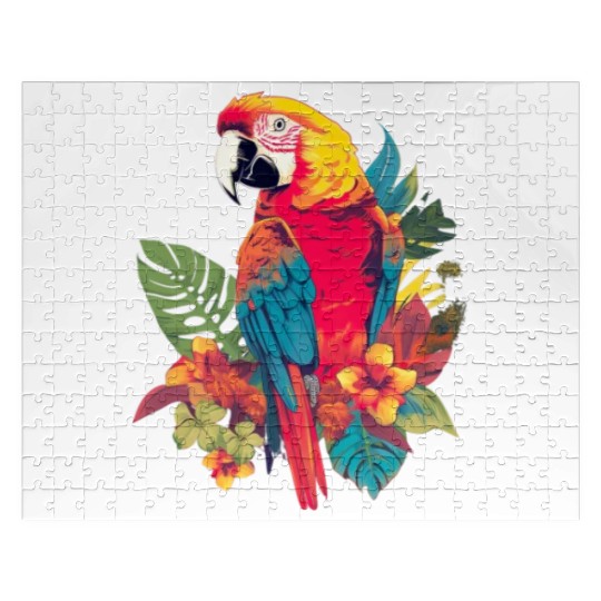 Macaw Parrot for a Bird Lover Animal Lover Jigsaw Puzzles