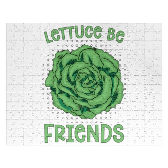 Vegan Chef Lettuce Be Friends Veganism Vegan Chefs Jigsaw Puzzles