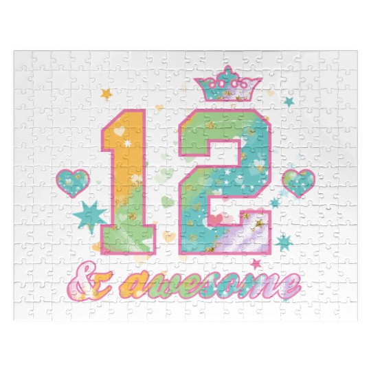12th birthday gift idea for awesome girls Jigsaw Puzzles