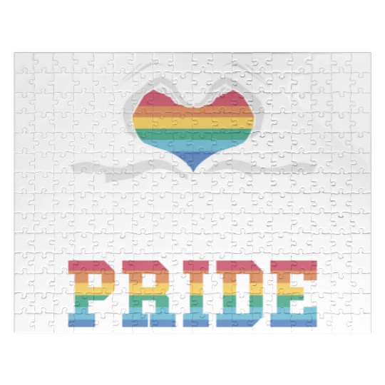 Gay Rights Rainbow Pride Month LGBTQ Gay Pride Jigsaw Puzzles