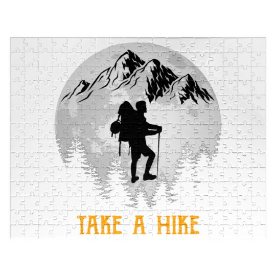Take a Hike Wanderlust Hiking Jigsaw Puzzles