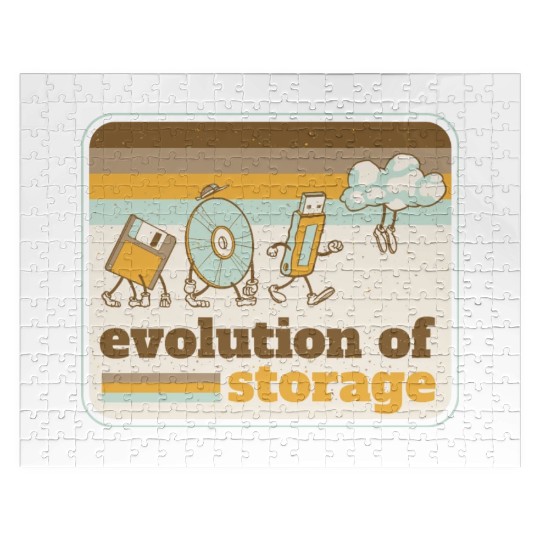 Computer storage evolution Jigsaw Puzzles