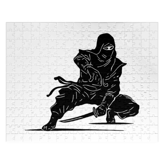 Strength Training Warrior Style Ninja Athlete Jigsaw Puzzles