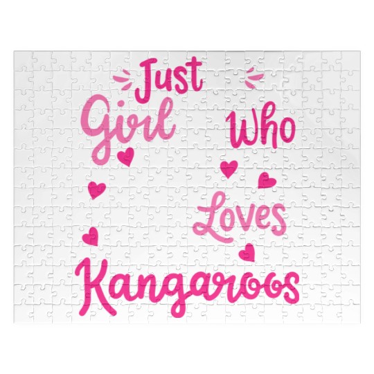 Kangaroo Australia Australian Kangaroo Lover Jigsaw Puzzles