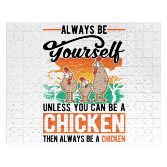 Chickens Chicken Farm Farmer Jigsaw Puzzles