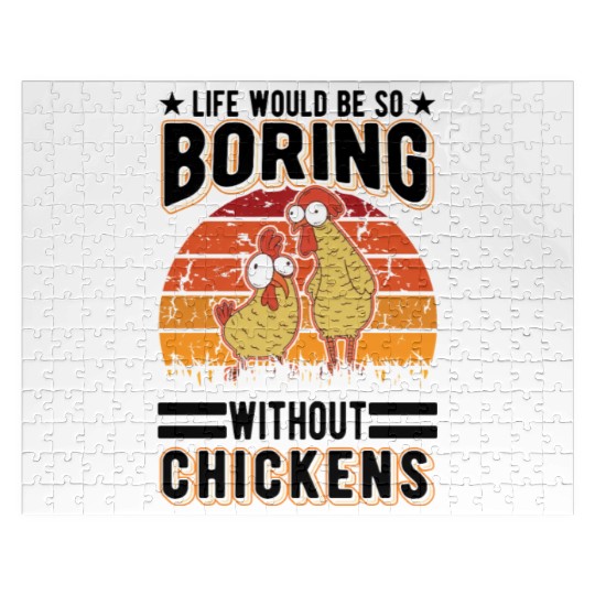 Chickens Chicken Farm Farmer Jigsaw Puzzles