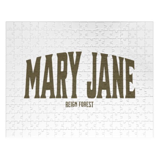 Mary Jane Marijuana Funny Graphic Jigsaw Puzzles Jigsaw Puzzles