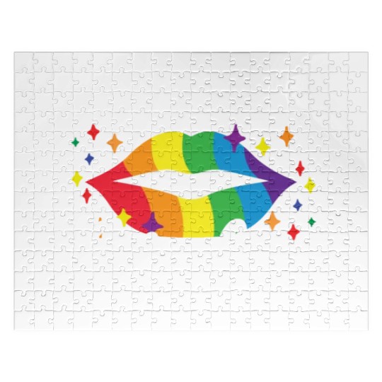 Gay Rights Rainbow Pride Month LGBTQ Pride Parade Jigsaw Puzzles