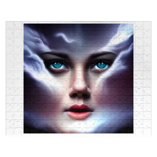 Face in the storm Jigsaw Puzzles