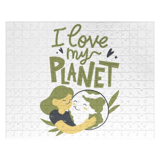Earth Day I Love My Planet Pro Environment Nature Jigsaw Puzzles