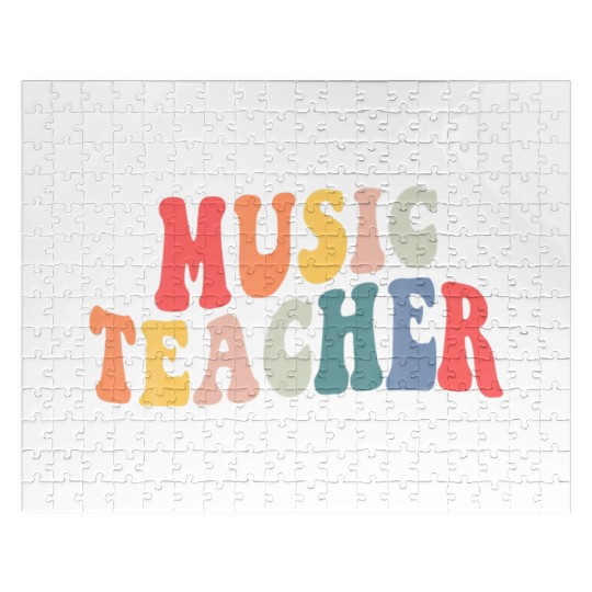 Groovy Music Teacher Team Back To School Jigsaw Puzzles