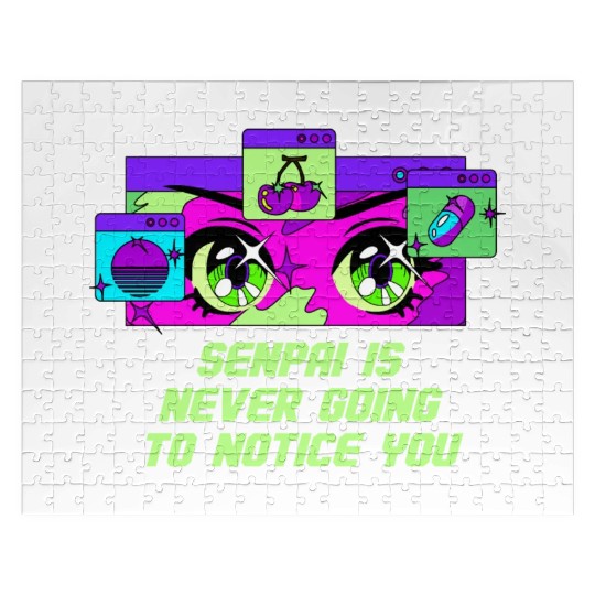 Senpai Is Never Going to Notice You Anime Funny Ma Jigsaw Puzzles