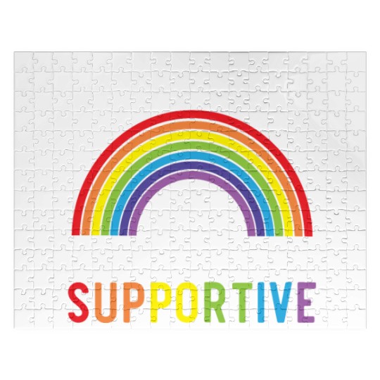 Gay Rights Rainbow Pride LGBTQ Gay Pride Parade Jigsaw Puzzles