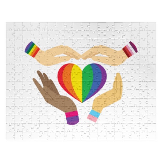 Gay Rights Rainbow Pride LGBTQ Gay Pride Parade Jigsaw Puzzles