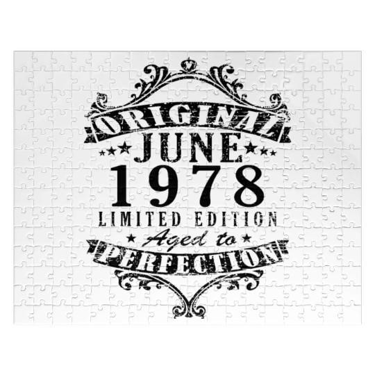 Born 1978 In June Jigsaw Puzzles