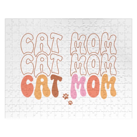 Cat Mom Quotes Jigsaw Puzzles