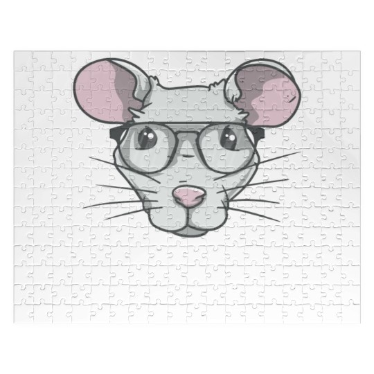 Lab Rat Science Chemistry Professor Laboratory Jigsaw Puzzles