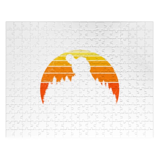 Hiker Hiking is like walking funny Mountain fan Jigsaw Puzzles