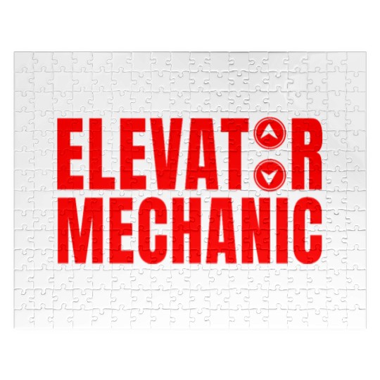 Elevator Mechanic Design Jigsaw Puzzles